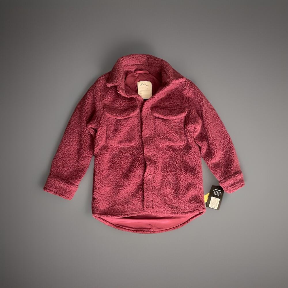 Art Class Girls Size Small 6/7 Pink Warm Jacket Coat Cute NWT